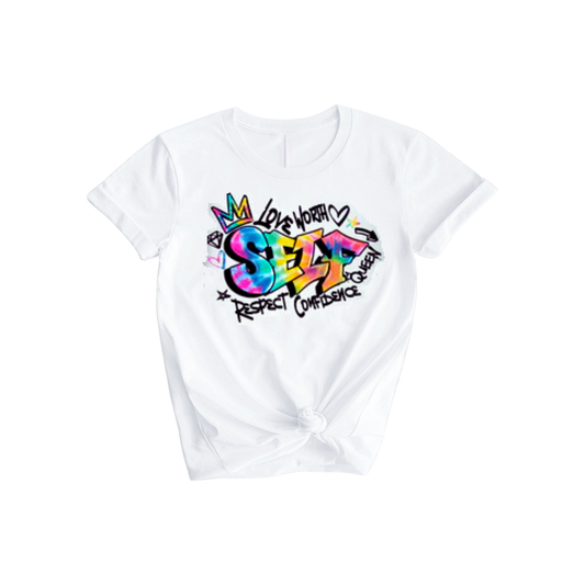 Self Love Worth Graffiti T-Shirt