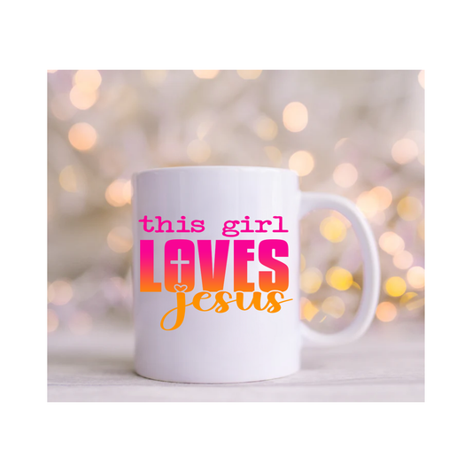 This Girl Loves Jesus Mug